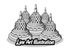 draw best quality vector line art 24 hours