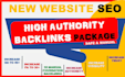build 50 foundation backlinks high da white hat link building for new websites