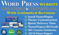 do responsive, professional website with unlimited revision