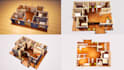 3d floor plan rendering and architectural design