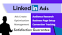 setup effective linkedin ads campaign and business page