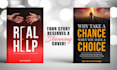 do minimalist book cover design and ebook cover