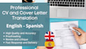 translate your CV from spanish to english and vice versa
