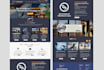 design professional PSD, xd and figma website