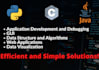 code any python, java, c programming assignments or project