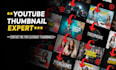 design clickbait youtube thumbnail design, high CTR, views