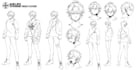 draw a custom character design or reference sheet