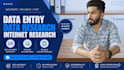 do data entry, data analysis and internet research