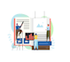 create modern high quality publishing logo for your business
