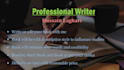 write and edit the book