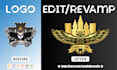 do fabulous redesign, edit, fix, vectorize your logo design