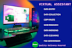 be your proficient data entry virtual assistant