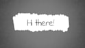create a unique chalkboard video