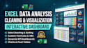 do excel data cleaning, analysis and interactive dashboard