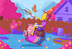 create a pop art cartoon illustration for your brand