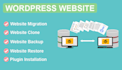 clone, backup and migration your wordpress website