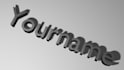 make 3d name or any text in block letter style