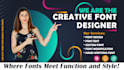 edit font modify font or convert font and design custom font