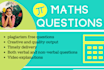 create maths questions, papers or worksheets