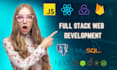 do full stack web development in react node firebase sql etc