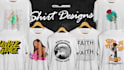 create a custom christian graphic t shirt design