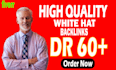create DR 50 to 70 dofollow backlinks for off page seo