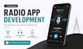 create a modern radio app for android and ios