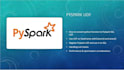 create spark jobs using pyspark
