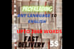 translate any language to english