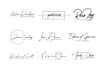 design handwritten, cursive, signature,   scripted, handwriting logo