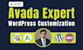 build and customize your wordpress avada website