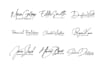 design signature, cursive, handwriting, scripted, handwritten logo