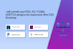 do PSD to html css and figma to html bootstrap