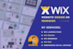 create website development or wix