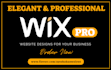 design a pro sophisticated wix website