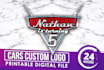 put your name on cars logo