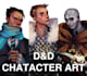 do dnd character art illustration commissions