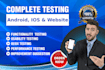 do QA testing of your android or ios app and website