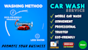 create car wash animated promo video