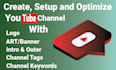 create and setup youtube channel with SEO