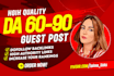 do guest post, high da guest post and dofollow guest posting on da90 website