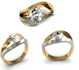 do 3d cad model jewelry design and render