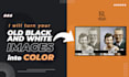 colorize your old black and white photos beautifully