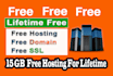 design website with lifetime free hosting, domain and SSL