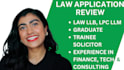 review your law firm application