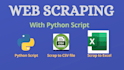 build python web scraping script