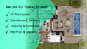 draw and redraw a 2d floor plan and architectural plans