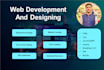 do web programming in HTML, CSS, bootstrap, javascript, bootstrap, PHP, mysql