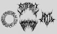 create dark or graffiti type calligraphy or lettering