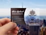 design stylish transparent plastic business cards